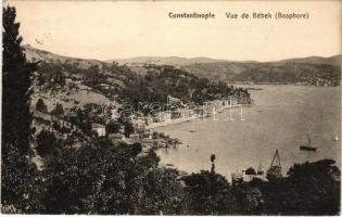 Constantinople, Istanbul; Vue de Bébek (Bosphore) / view (Rb)