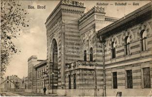 Brod, Bosanski Brod; Bahnhof / railway station (r)
