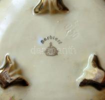 Barbieri jelzésű kézzel festett virágos porcelán szelence s: Goiv. Francesco / Handpainted signed ch...