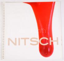 Hermann Nitsch: Nitsch. A művész, Hermann Nitsch (1938-2022) osztrák művész, a bécsi akcionizmus képviselője által ALÁÍRT példány. Bp., 2008, Galéria White, 10 sztl. lev. Gazdag képanyaggal illusztrált. Kiadói spirálkötés.