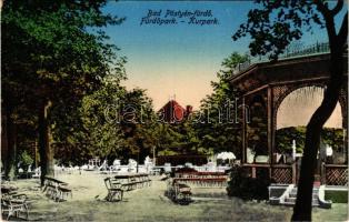 1917 Pöstyén, Piestany; Fürdőpark / Kurpark / spa park (EB)