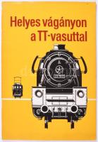 ca 1970 Helyes vágányon a TT vasúttal. vasútmodellező képes magazin 32p.