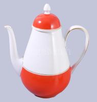 Volkstedt retro kévés készlet 6 személyes komplett, hibátlan + 6 db süteményes tányér