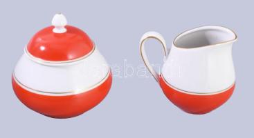 Volkstedt retro kévés készlet 6 személyes komplett, hibátlan + 6 db süteményes tányér