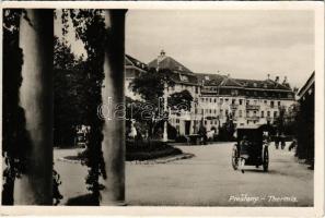 1930 Pöstyén, Piestany; Thermia Palace szálloda / spa hotel - képeslapfüzetből / from postcard booklet (EK)