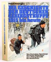 Roland Kaltenegger: Die Geschichte der deutschen Gebirgstruppe 1915 bis heute. Vom Deutschen Alpenkorps des Ersten Weltkrieges zur 1. Gebirgsdivision der Bundeswehr. Stuttgart, 1980, Motorbuch. Német nyelven. Gazdag képanyaggal illusztrált. Kiadói egészvászon-kötés, kiadói papír védőborítóban.