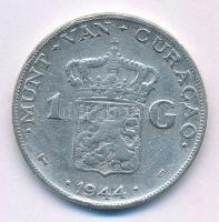 Curacao 1944D 1G Ag "Vilma" T:VF Curacao 1944D 1 Gulden Ag "Wilhelmina" C:VF Krause KM#45