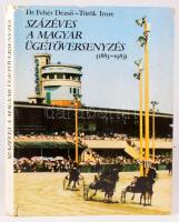 Török Imre-Dr. Fehér Dezső: Százéves a magyar ügetőversenyzés (1883-1983 ). Bp., 1983, Mezőgazdasági Kiadó-Magyar Lóverseny Vállalat. 157p. Kiadói egészvászon kötés, sérült papír védőborítóval.