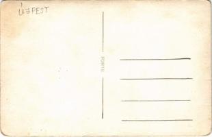 Budapest, Újpest női tornacsapat csoportképe / Hungarian female sport team. photo (gyűrődések / crea...