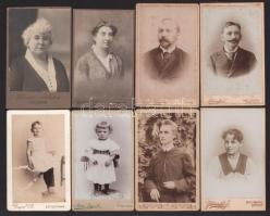 ca 1870-1900 20 vizitkártya fotó jó állapotban