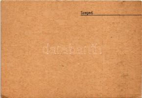 Bozó Gyula iparművész reklámlapja (non PC) (fa)