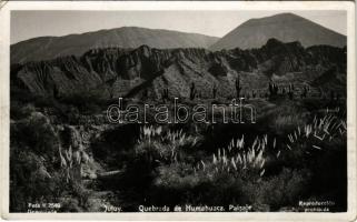 1937 Jujuy, Quebrada de Humahuaca, paisaje / valley (EK)