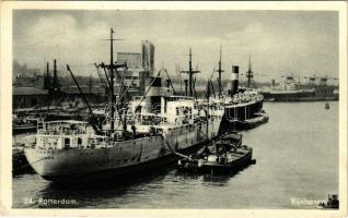 1939 Amsterdam, Rijnhaven / port, steamship (EK)