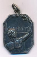 1935. "Műegyetemi Athletikai és Football Club Versenydíja" jelzett Ag díjérem (15,24g/33x2...