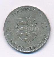 1947. 5Ft Ag "Kossuth" kapszulában T:F Adamo F8.1