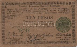 Fülöp szigetek/japán megszállás/gerilla kiadások 1941-44. 10P, 20P T:III