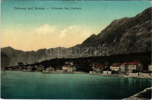 1911 Dobrota, Kotor, Cattaro; seashore, mountains, bay. Aleksandar Radimir (EK)
