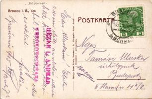 1915 Broumov, Braunau i. Böhmen; Stadthotel. Verlag Ernst Heintz / hotel, shop of Carl Pawel, Fr. Bo...