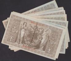 Német Birodalom/Császárság 1910. 1000M (12x) T:II-,III