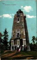 Cheb, Eger; Bismarckturm am Grünberg. Verlag Josef Zimmermann / tower (EK)