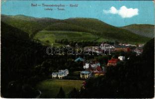 1917 Trencsénteplic, Trencianske Teplice; látkép. Wertheim Zsigmond kiadása / general view (EK)
