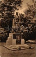 1912 Cheb, Eger; Stadtpark, Regiments-Denkmal zur Erinnerung an die im Feldzuge 1866 Gefallenen d. E...