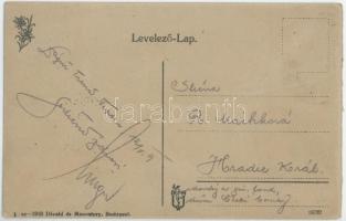 1919 Trencsénteplic, Trencianske Teplice; Sétány, templom, szökőkút / promenade, church, fountain - ...