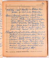 ca 1930-1950 11 db iskolai füzet teleírva, rajzolva, több tárgyban