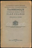 1943 Pázmány Péter Tudományegyetem tanrendje 108 p