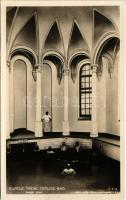 Trencsénteplic, Trencianske Teplice; Sina fürdő, belső. J. Holas kiadása / Sina Basen / spa, bathhouse, interior
