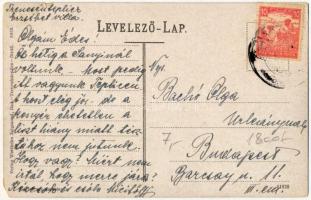 Trencsénteplic, Trencianske Teplice; I. számú fürdő, kénvíz ivócsarnok. Wertheim Zsigmond kiadása / ...