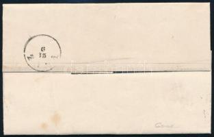 1874.09.20. Réznyomat 2kr narancssárga nyomtatványon, "BUDAPEST / FŐPOSTA" - "VÁCZ&qu...