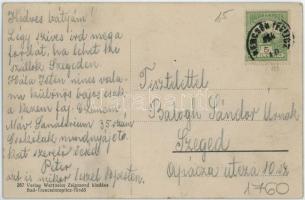 Trencsénteplic, Trencianske Teplice; Gyógyterem. Wertheim Zsigmond kiadása / Kursalon / spa hall (EK...