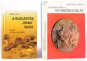 Medgyessy László: A kijelentés "néma" tanúi. Bevezetés a bibliai numizmatikába. + Káplár László: Ismerjük meg a numizmatikát. Kiadói kartonált és egészvászon kötés, jó állapotban.