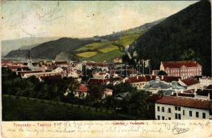 1905 Trencsénteplic, Trencianske Teplice; látkép / general view (fl)