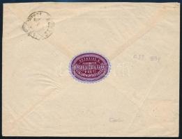 1874.03.09. 5kr távolsági levélen "BUDAPEST / DÉLKEL.VASP." - Békéscsaba