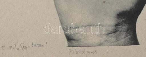 Lux Antal (1935-): Egy-valag 1981. Ofszet, papír. Jelzett, datált, dedikált ( Pistának A. Lux '...