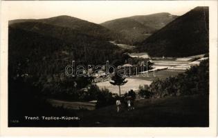 1934 Trencsénteplic, Trencianske Teplice; látkép / general view (EB)
