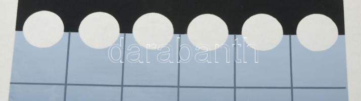 Prutkay Péter (1947-2022): Jegyzet 1973. Szerigráfia, papír. Jelzett. Számozott: 168/200 28x19 cm La...