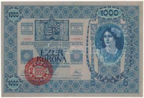1902. 1000K "1129 28791" piros "MAGYARORSZÁG" felülbélyegzéssel T:UNC
Hungary 1...