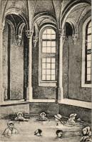 Trencsénteplic, Trencianske Teplice; Kúpele Sina / Sina fürdő, belső / spa, bathhouse, interior (EK)