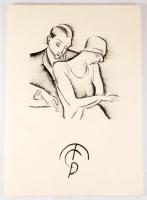 Molnár C. Pál újságrajzai és könyvillusztrációi. Bp., 1999, Ferenczy Galéria. Papír mappában, jó állapotban.