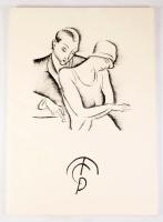 Molnár C. Pál újságrajzai és könyvillusztrációi. Bp., 1999, Ferenczy Galéria. Papír mappában, jó állapotban.