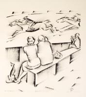 Molnár C. Pál újságrajzai és könyvillusztrációi. Bp., 1999, Ferenczy Galéria. Papír mappában, jó áll...