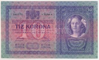 1904. 10K "2087 081772" T:UNC
Hungary 1904. 10 Korona "2087 081772" C:UNC
Adam...