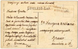 Trencsénteplic, Trencianske Teplice; Miramare és Corfu villa. Wertheim Zsigmond kiadása / Vill Miram...