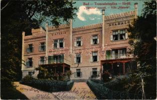 Trencsénteplic, Trencianske Teplice; Viktória nyaraló. Wertheim Zsigmond kiadása / villa (EB)
