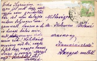 1912 Bakonyszentkirály, Czuha völgy, Cuha-völgyi vasútvonal és vasúti alagút, gőzmozdony. Deutsch Mó...