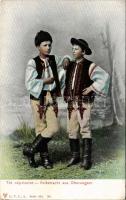 Tót (szlovák) népviselet / Volkstracht / Slovak folklore (fl)