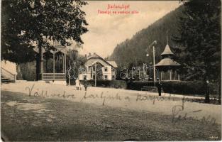 1918 Barlangliget, Höhlenhain, Tatranská Kotlina (Magas-Tátra, Vysoké Tatry); Társalgó és Vaskapu vi...